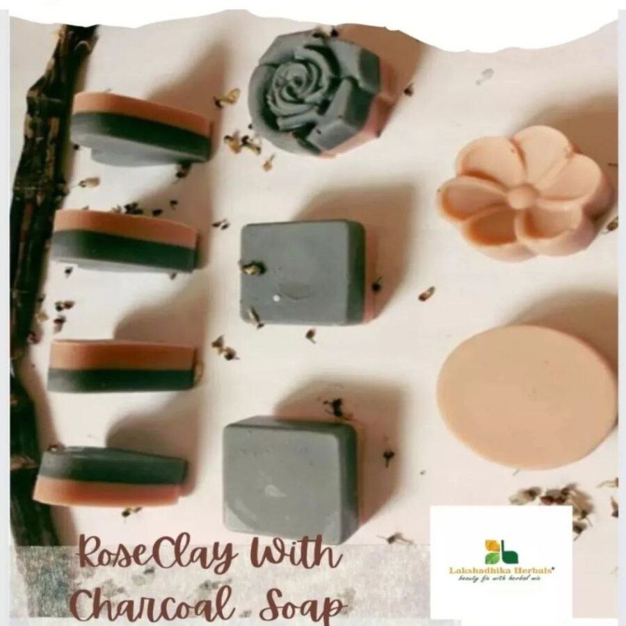 Rose Clay Charcoal Soap